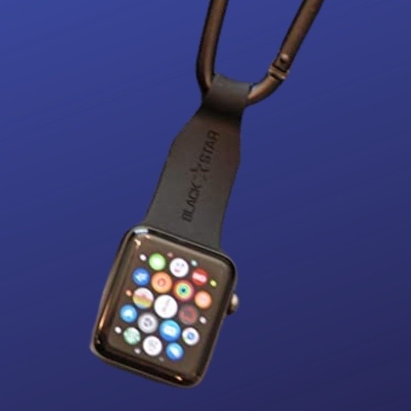 Black STAR Original Watch Fob Carabiner Clip on for ALL Apple Watches, N… - Picture 4 of 5